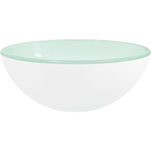 Maison Chic Umivalnik - Kopalna umivalnik - Lavabo kaljeno steklo 30x12 cm bel, (21684985) Cene