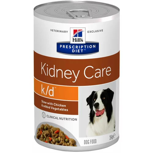 Hill’s Prescription Diet k/d Kidney Care Stew s piščancem - Varčno pakiranje: 24 x 354 g