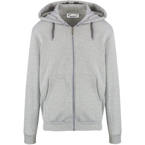 Pri Men&amp;#039;s warm sweatshirt with a hood, plain, one-color Slike