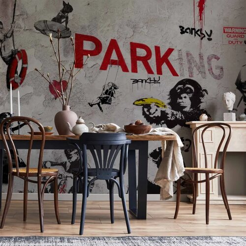  Foto tapeta - [Banksy] Graffiti Diveristy 300x210 Vodootporna Cene
