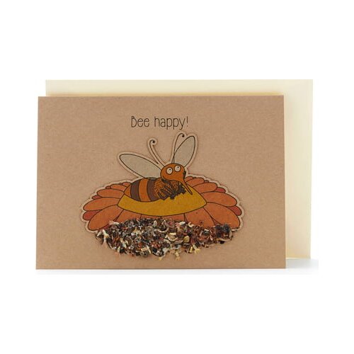 Die Stadtgärtner cvetoča voščilnica "Bee Happy" Cene