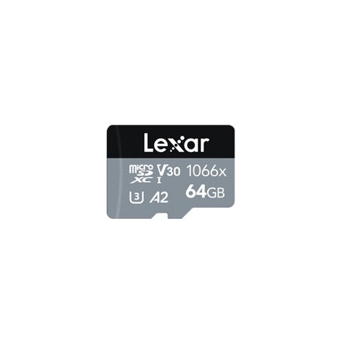 Lexar 1066x MicroSDXC 64GB, C10, U3, V30 profesionalna memorijska kartica Slike