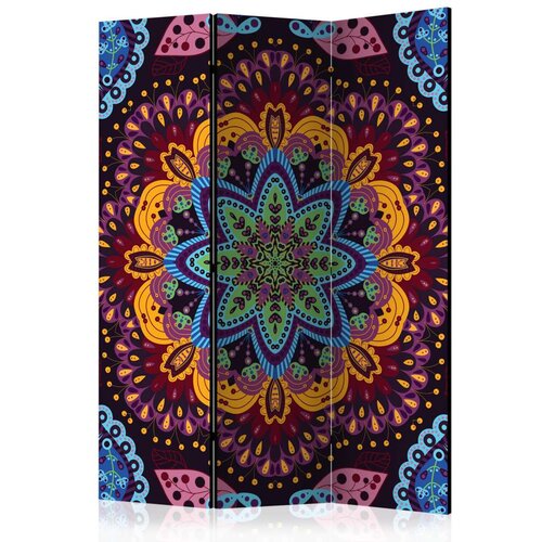  Paravan u 3 dijela - Colourful Kaleidoscope [Room Dividers] 135x172 Cijene