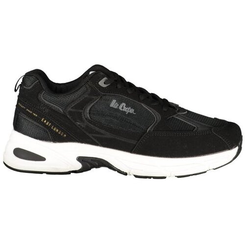 Lee Cooper mu&amp;scaron;ke tenisice LCM628605 s kontrastnim detaljima crne Slike