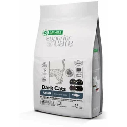 Natures Protection superior care dark cat 1.5kg Cene
