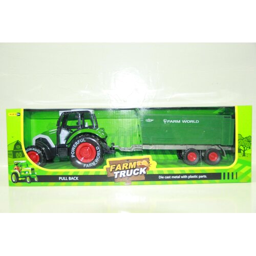 Traktor za igro z zelenim prikolicom - Farmer Truck Cene