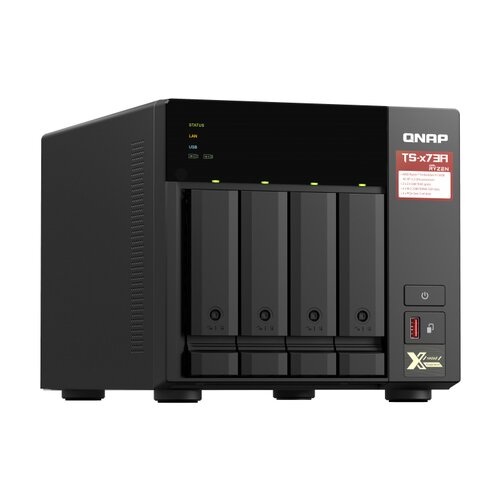 Qnap 4-bay NAS, AMD Ryzen V1000 series V1500B 4C/8T 2.2GHz, 8GB DDR4 RAM (2 x SODIMM Slike