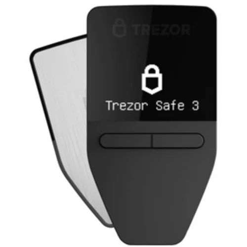 Trezor denarnica za bitcoin in druge kriptovalute Safe 3, srebrna