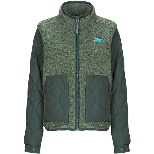 Superdry FLEECE HYBRID JACKET Plava Slike