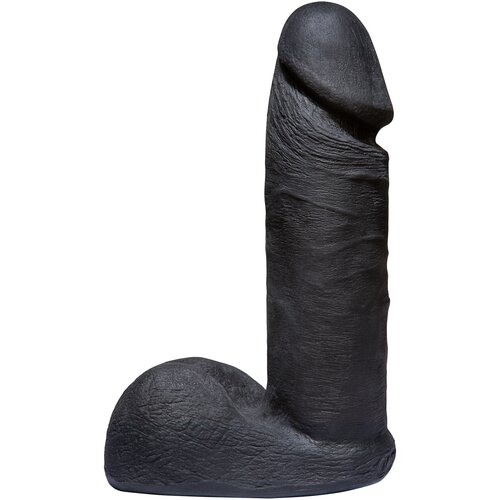 Doc Johnson Vac-U-Lock CodeBlack 6 Inch ULTRASKYN Realistic UR3 Cock 17cm Black Cene