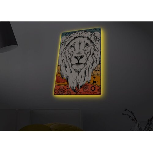 Wallity Zidna slika sa LED osvetljenjem 4570MDACT-080, 45x70 cm Cijene