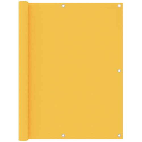 vidaXL Balkonsko platno rumeno 120x500 cm oksford blago Cene