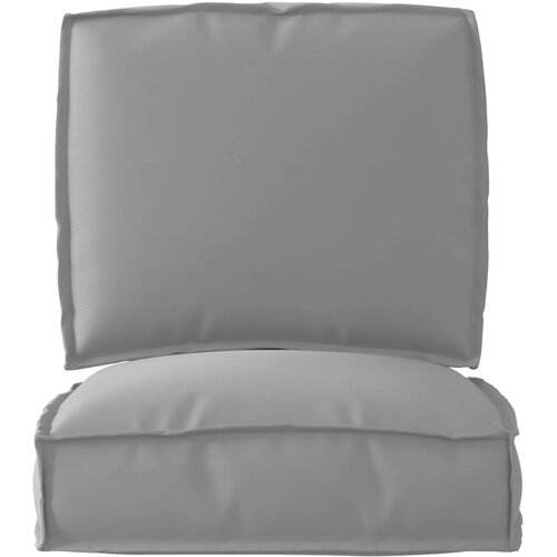  Set jastučića za palete 2 pcs Siva 50 x 50 x 12 cm Slike