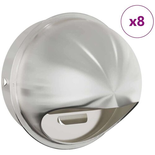  Pokrov ventilacije 8 pcs Srebrno 200 mm Nehrđajući čelik - 200 mm 8 Slike