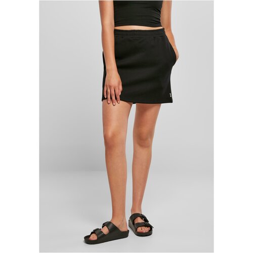 UC Ladies Women's organic terry mini skirt black Slike