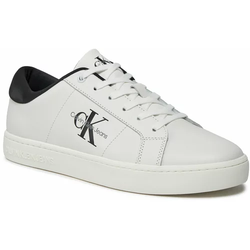 Calvin Klein Jeans Superge Classic Cupsole Low Laceup Lth YM0YM00864 Bright White/Black 01W