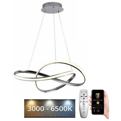  brilagi - led prigu&scaron;iva viseća lampa na sajli cosmowave LED/70W/230V hrom + daljinski upravljač Cene