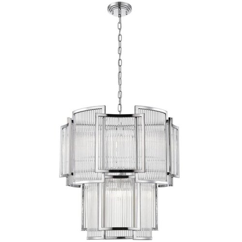 Zuma line P0528-08A-F4AC - Luster na lancu SERGIO 8xE14/60W/230V hrom Cene