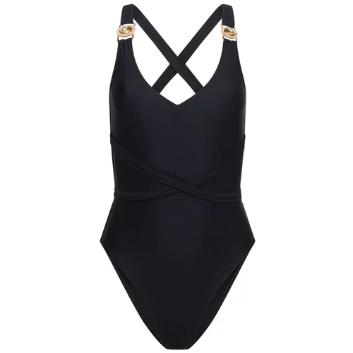 Moda Minx Jednodijelni kupaći kostim 'Amour' zlatna / crna