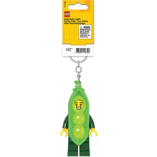 Lego Minifigure privezak za ključeve sa svetlom: Devojka u gra&amp;scaron;ak kostimu Slike