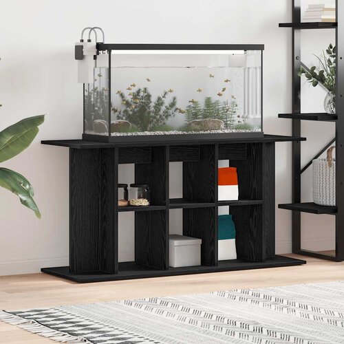  Stalak za akvarij crni hrast 120x40x60 cm inženjerski drvo Cijene
