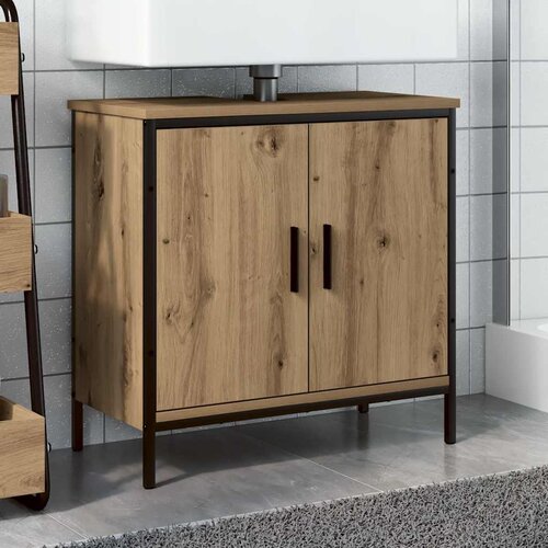 Ormarić za umivaonik boja hrasta artisan 60x30x60 cm drveni Cene