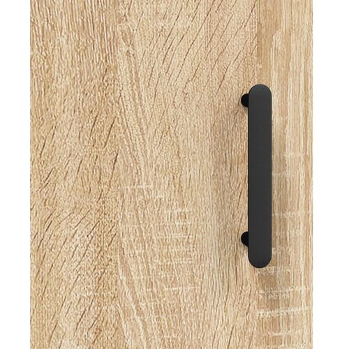  Visoka komoda hrasta sonome 69,5x34x180cm od konstruiranog drva Slike
