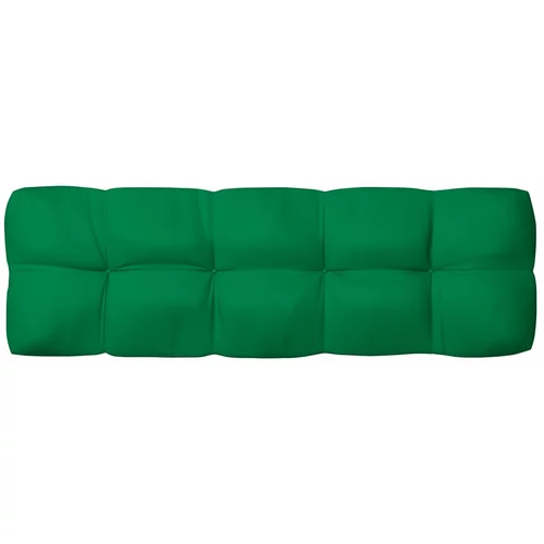 vidaXL jastuk za sofu od paleta zeleni 120 x 40 x 12 cm
