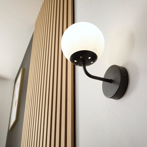  Brilagi - Zidna lampa MALIVA 1xE14/15W/230V crna/bela Slike