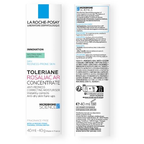 La Roche Posay lrp toleriane rosaliac ar concentrate 40ml Slike