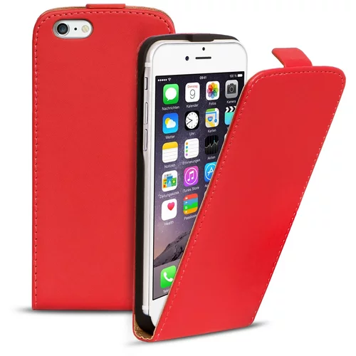  Preklopni etui / ovitek / zaščita Flip Slim za Apple iPhone 4S / iPhone 4 - rdeči