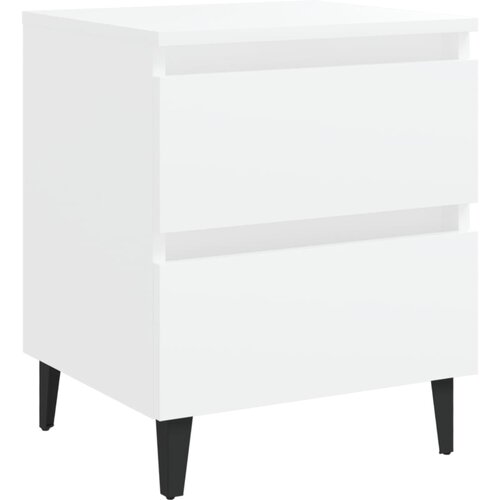 Maison Chic Nočna omarica - Nočna miza bela 40x35x50 cm iverna plošča, (21688034) Cene