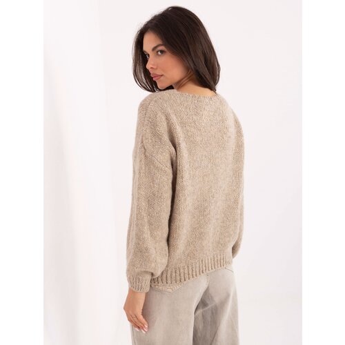 RUE PARIS Sweater-MI-SW-0309.89-beige Slike