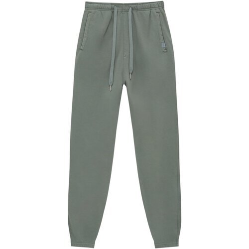 Pull&amp;amp;Bear Hlače zelena Slike