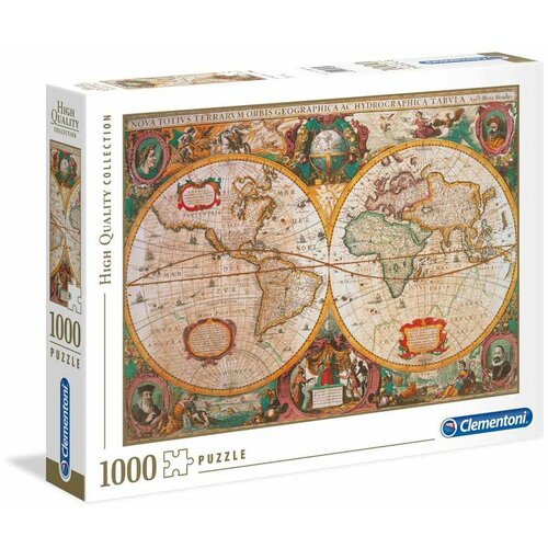 Clementoni Puzzle 1000 Hqc Old Map Cene