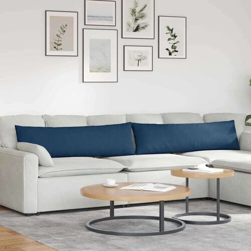 vidaXL jastučići za sofu 2 pcs plava 145 x 40 cm tkanina Cene