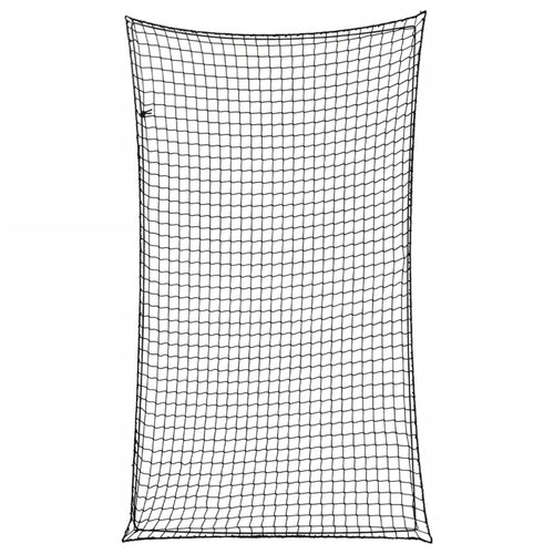 VidaXL Mreža za prikolicu s elastičnim užetom crna 6 x 3,5 m PP Slike