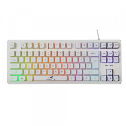 White Shark Baracuda BGK 01114 KRILL White Keyboard US tastatura Cene