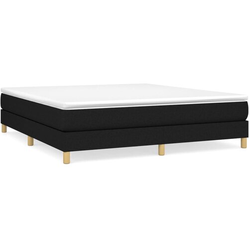 Maison Chic Box spring postelja - Vzmetna postelja z vzmetnico črna 160x200 cm blago SL20899, (21879296) Cene