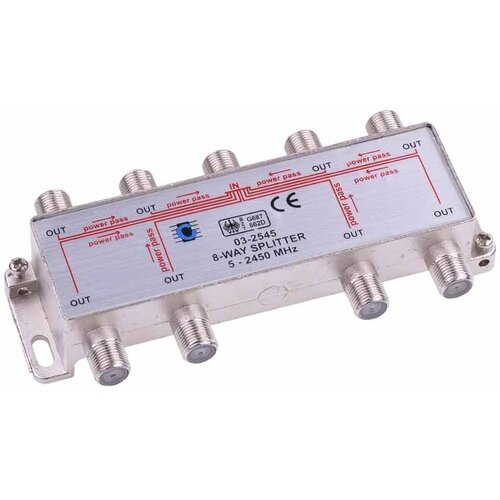 Cabletech Delilnik satelitski 8-vejni "F" 5-2450 MHz, (20811976) Cene