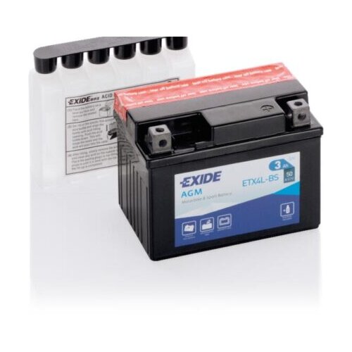 Akumulator EXIDE Bike AGM 12V 3Ah 50A (ETX4L-BS) Cijene