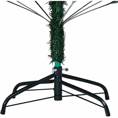  Umjetno osvijetljeno božićno drvce s kuglicama zeleno 120cm PVC Slike