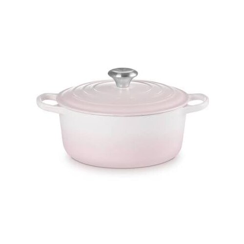 Le Creuset Signature Cast Iron Round Casserole 24cm shell pink Cijene