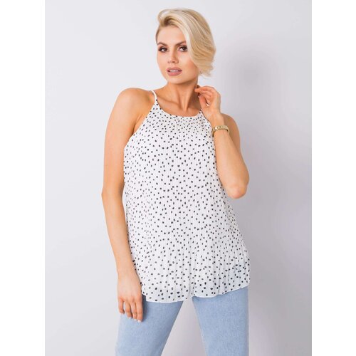 Fashion Hunters SUBLEVEL White pleated top Slike