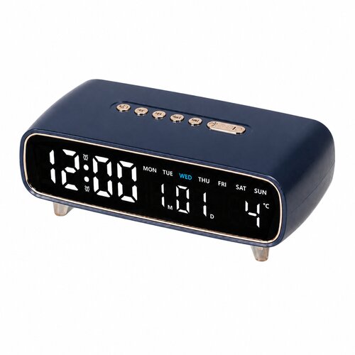 INF Večnamenska LED digitalna budilka s temperaturo in nočno lučko Blue, (5000562898) Cene
