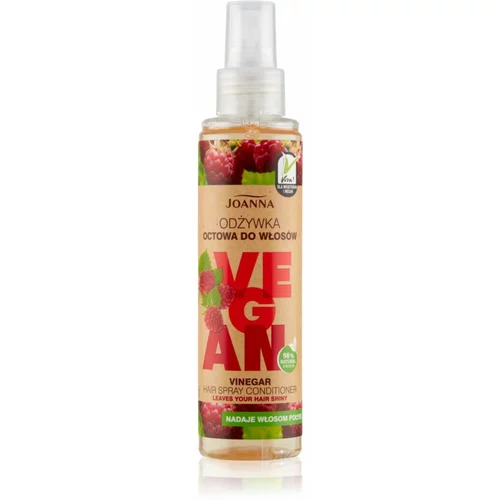 Joanna Vegan Raspberry Vinegar balzam v pršilu za sijaj in mehkobo las 150 ml