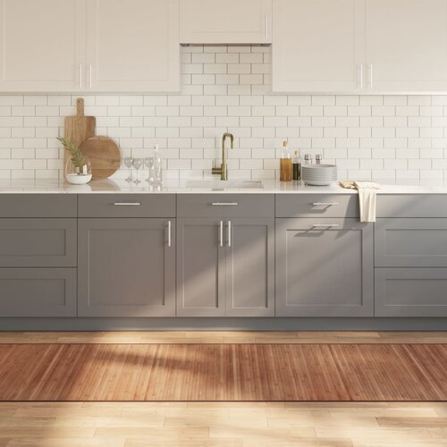 VidaXL Tepih pravokutni prirodni 80 x 500 cm od bambusa Slike