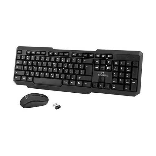 Titanum Tastatura i mi&scaron; wireless MEMPHIS, 2.4GHz, US layout, TK108 Cijene