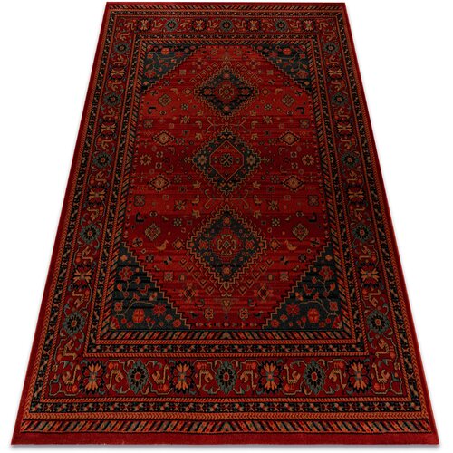 RugsX Preproge Preproga volna KASHQAI 4345 300 orientalski, okvir 67x130 cm Bordo Cene