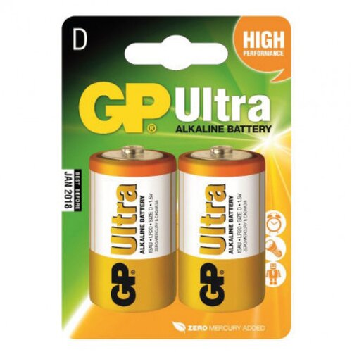Olimp Sport Baterija GP ultra alkalna LR20 - 2 kom Slike